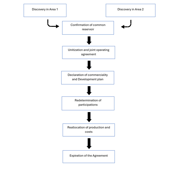 Chart 1: The oil field unitization process